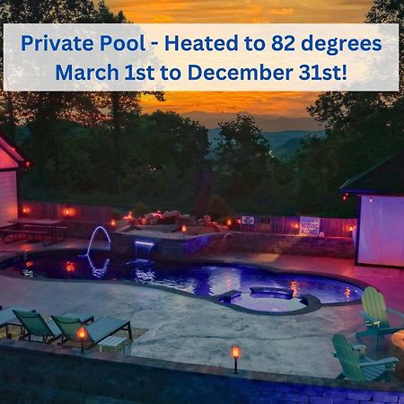 H2Oasis Incredible Pool Retreat With Mountains Views! Villa Sevierville Kültér fotó